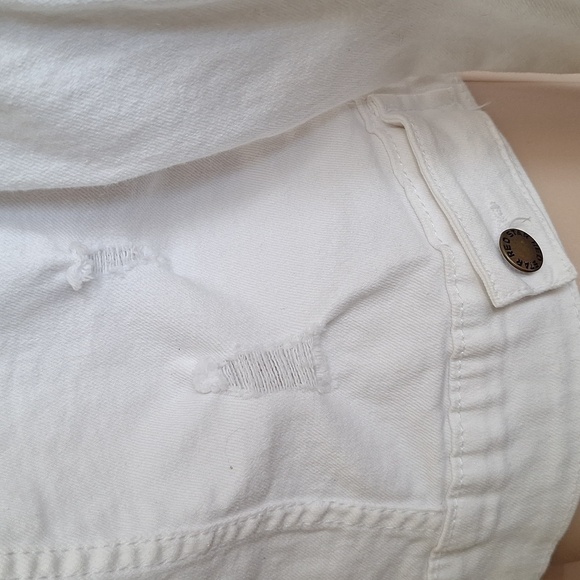 Red Star White Denim Jacket Size Large - Picture 10 of 11